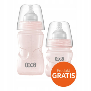 Fľaša na kŕmenie LOVI Mammafeel 250 ml s dynamickým cumlíkom